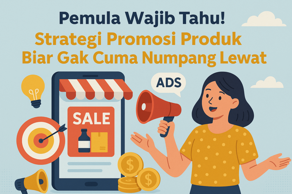 Pemula Wajib Tahu! Strategi Promosi Produk Biar Gak Cuma Numpang Lewat