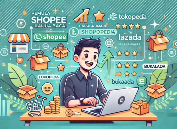 Ilustrasi Pemula Wajib Baca! Cara Laris Jualan di Shopee, Tokopedia, dan Marketplace Lainnya