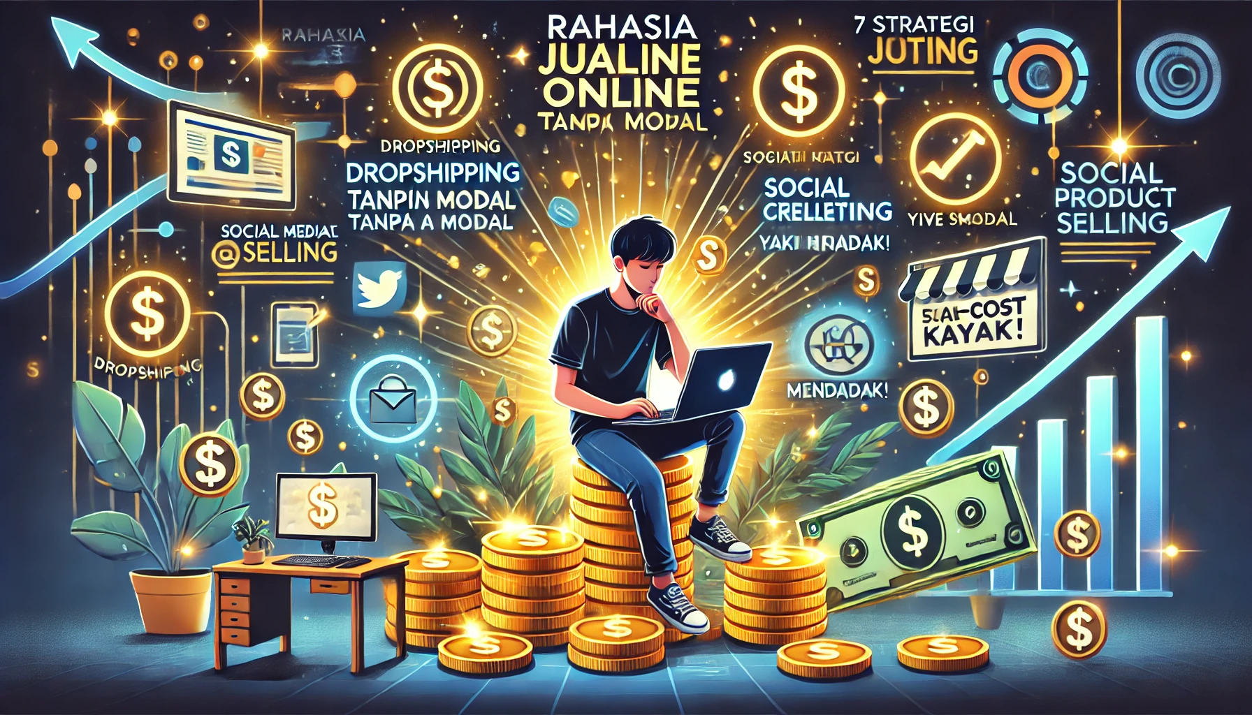 Rahasia Jualan Online Tanpa Modal: 7 Strategi Jitu yang Bisa Bikin Kamu Kaya Mendadak!