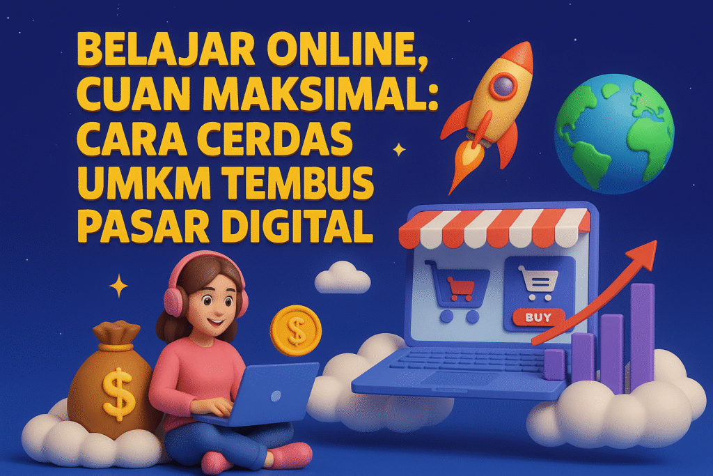 Belajar Online, Cuan Maksimal: Cara Cerdas UMKM Tembus Pasar Digital