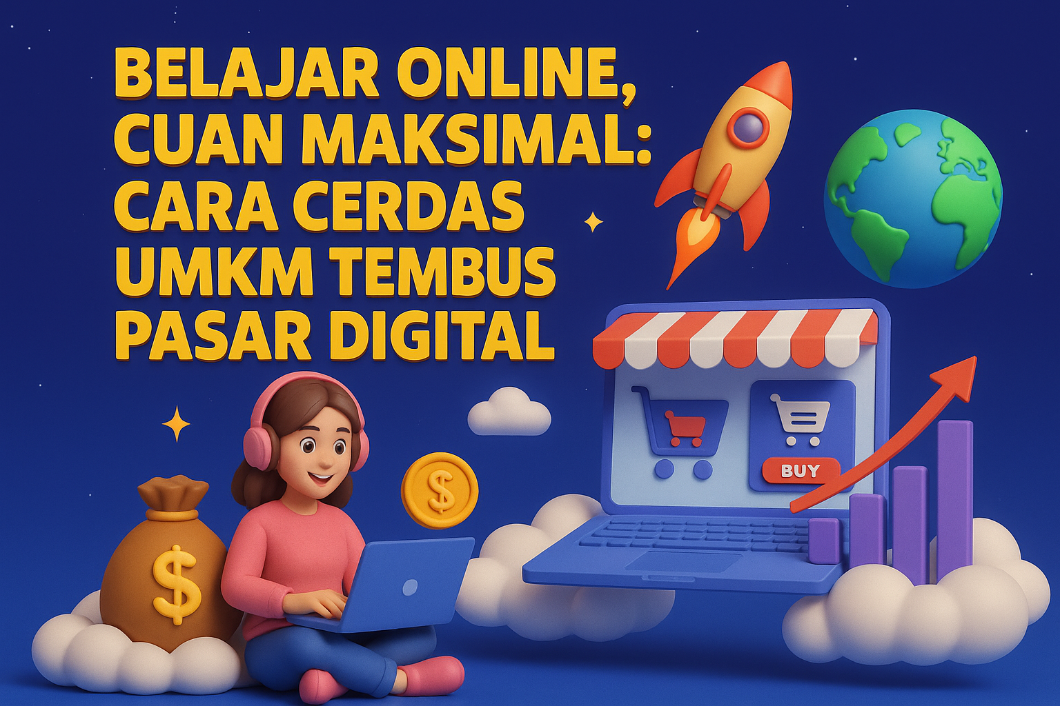 Belajar Online, Cuan Maksimal: Cara Cerdas UMKM Tembus Pasar Digital