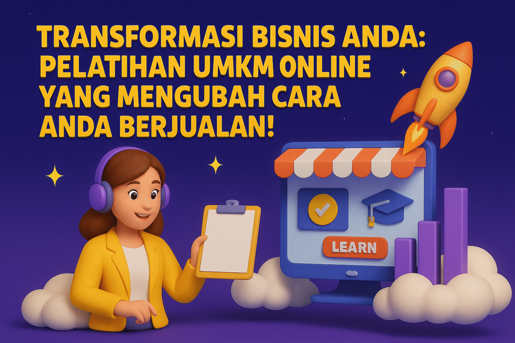 Transformasi Bisnis Anda: Pelatihan UMKM Online yang Mengubah Cara Anda Berjualan!