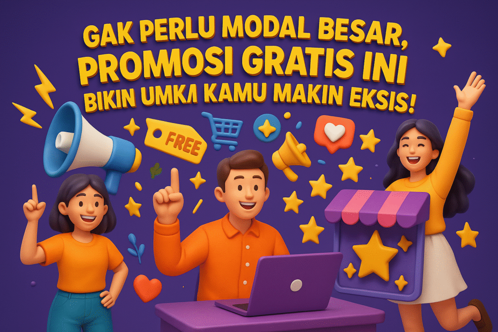 Gak Perlu Modal Besar, Promosi Gratis Ini Bikin UMKM Kamu Makin Eksis!